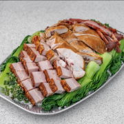 Any 3 BBQ Options on White Rice (Tray)