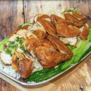Whole Chicken on White Rice